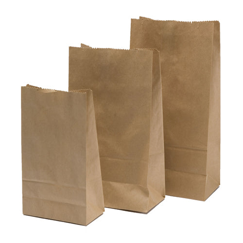 Kraft Bags - Available in Various Sizes