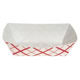 Red Check Food Tray - Available in 2 Sizes