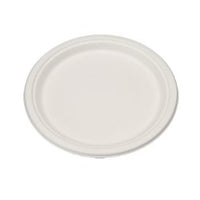 10" Compostable Sugarcane Plate