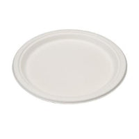 10" Compostable Sugarcane Plate