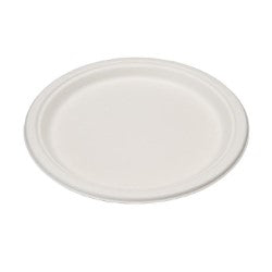 10" Compostable Sugarcane Plate