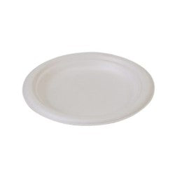 6" Compostable Sugarcane Plate